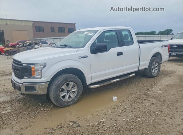 1FTEX1EB4KKC32495 2019 FORD F150 White Front left