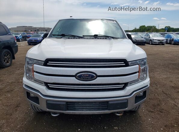 1FTEX1EB5JKC97709 2018 FORD F150 White Вид спереду