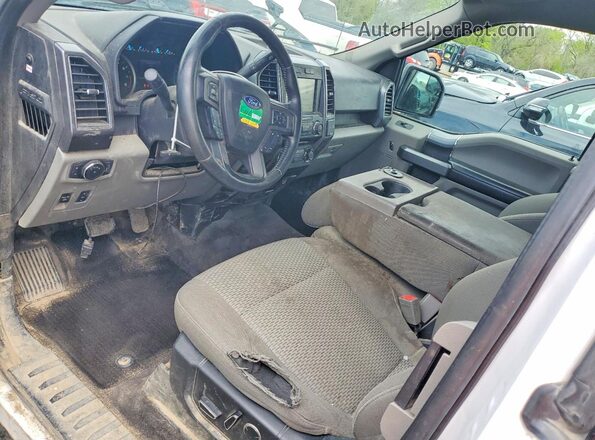 1FTEX1EB5JKC97709 2018 FORD F150 White Вид панелі приладів