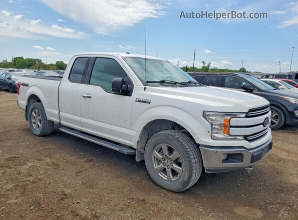 1FTEX1EB5JKC97709 2018 FORD F150 White Передня права чверть