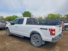2018 Ford F150 Super Cab White vin: 1FTEX1EB5JKC97709