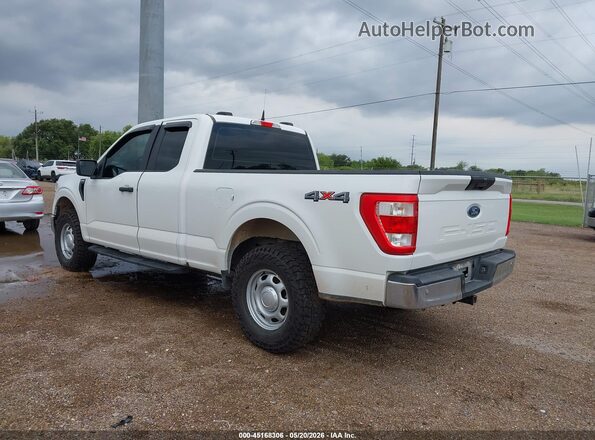 1FTEX1EB5NFA57543 2022 FORD F150 White უკანა მარცხენა