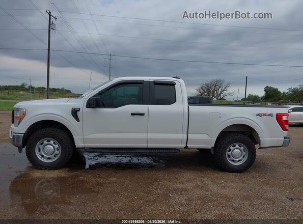 1FTEX1EB5NFA57543 2022 FORD F150 White სალონის 360-გრადუსიანი ხედი
