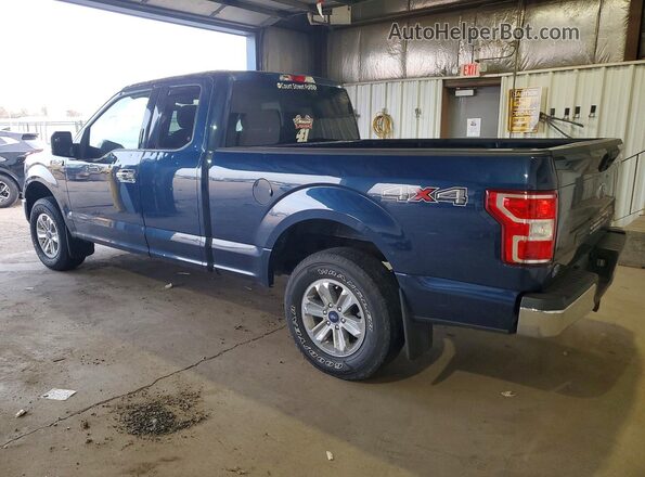 1FTEX1EB9KKC01310 2019 FORD F150 Blue უკანა მარცხენა