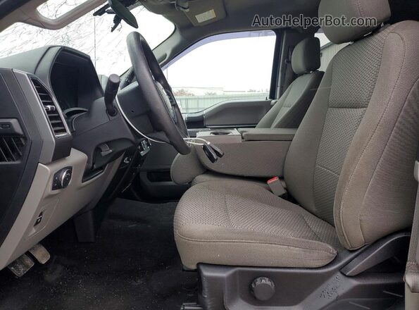 1FTEX1EB9KKC01310 2019 FORD F150 Blue წინა სალონის ხედი