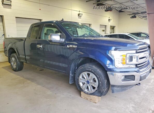 1FTEX1EB9KKC01310 2019 FORD F150 Blue წინა მარჯვენა
