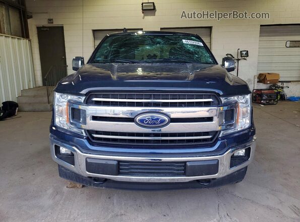 1FTEX1EB9KKC01310 2019 FORD F150 Blue წინა ხედი