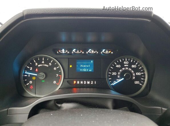 1FTEX1EB9KKC01310 2019 FORD F150 Blue ხელსაწყოთა პანელის ხედი
