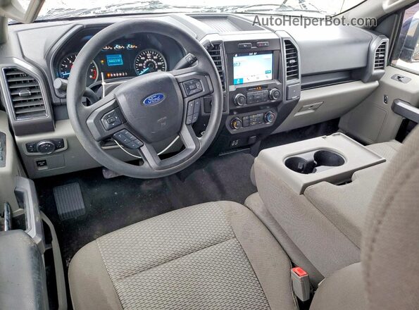 1FTEX1EB9KKC01310 2019 FORD F150 Blue წინა პანელის ხედი