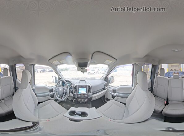 1FTEX1EB9KKC01310 2019 FORD F150 Blue VIN კოდის სტიკერის ხედი