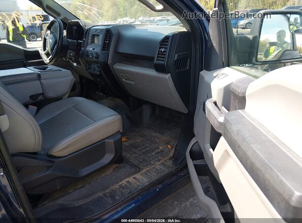 1FTEX1EF7GKD00346 2016 FORD F150 Синий Вид салона спереди