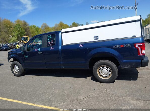 1FTEX1EF7GKD00346 2016 FORD F150 Синий Панорамный вид салона 360°