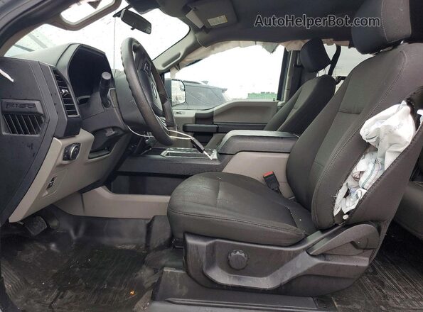 1FTEX1EP0KKC58524 2019 FORD F150 Серый Вид салона спереди