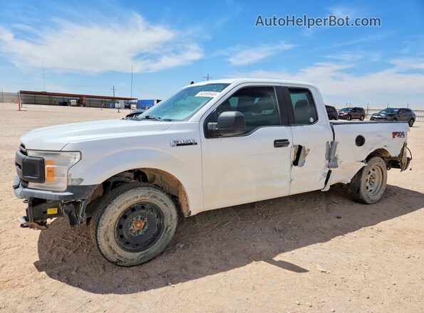 1FTEX1EP0LKD31313 2020 FORD F150 White Առջևի ձախ երեք քառորդ տեսարան