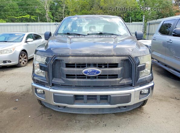 1FTEX1EP1GFB90802 2016 FORD F150 Черный Вид спереди