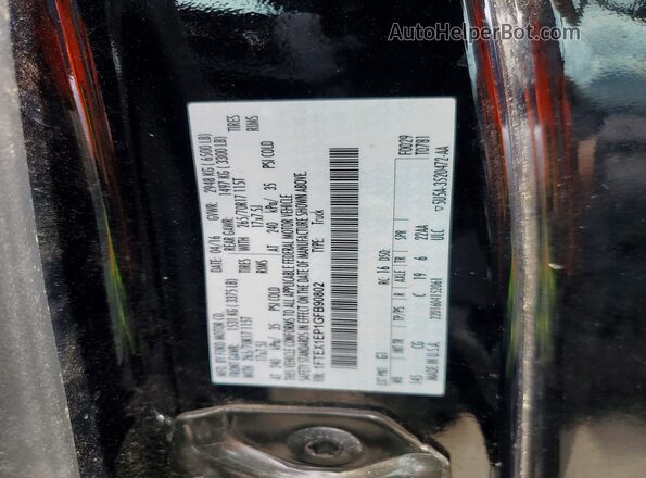 1FTEX1EP1GFB90802 2016 FORD F150 Черный Вид подкапотного пространства
