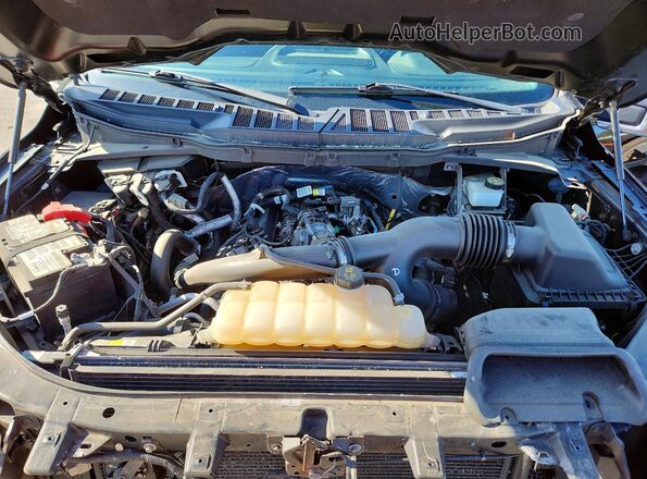 1FTEX1EP2MFC90421 2021 FORD F150 Черный Вид задней части салона
