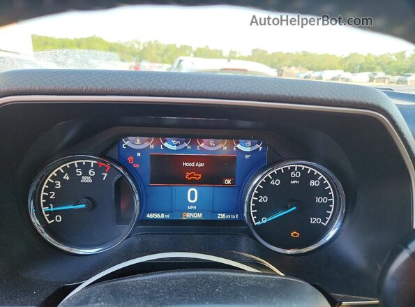 1FTEX1EP2MFC90421 2021 FORD F150 Черный Вид щитка приборов