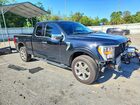 2021 Ford F150 Super Cab Черный vin: 1FTEX1EP2MFC90421
