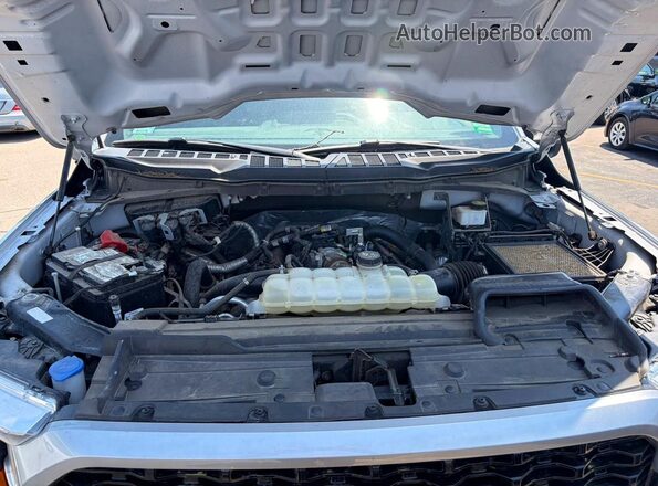 1FTEX1EP3MFC90380 2021 FORD F150 Gray Vista interior delantera