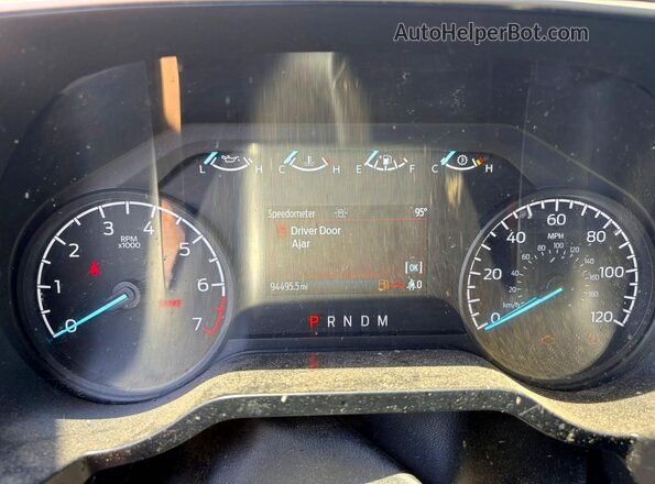 1FTEX1EP3MFC90380 2021 FORD F150 Gray Vista del salpicadero