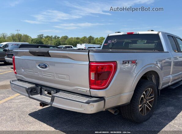 1FTEX1EP3MFC90380 2021 FORD F150 Silver უკანა მარჯვენა