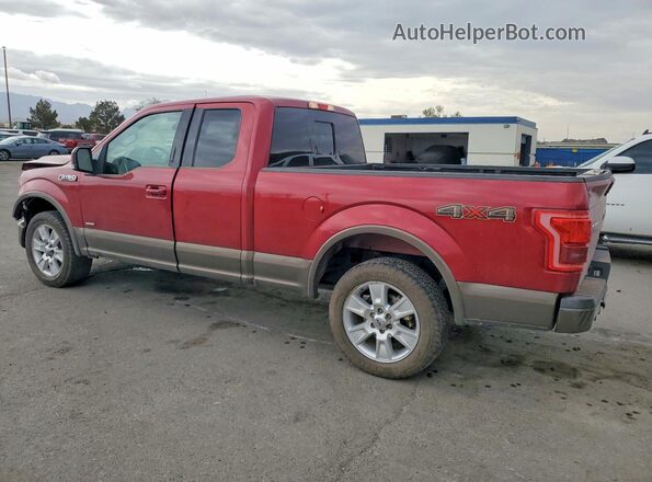1FTEX1EP5GKE65241 2016 FORD F150 Maroon Задня ліва чверть