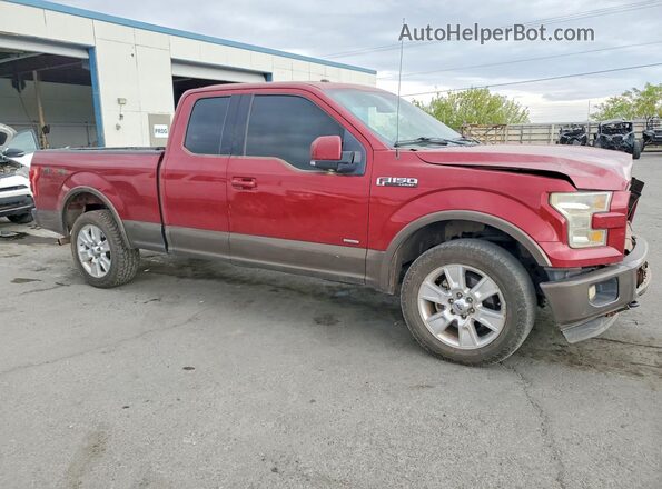 1FTEX1EP5GKE65241 2016 FORD F150 Maroon Передня права чверть