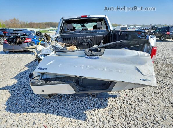 1FTEX1EP5JKE67837 2018 FORD F150 Silver უკანა ხედი