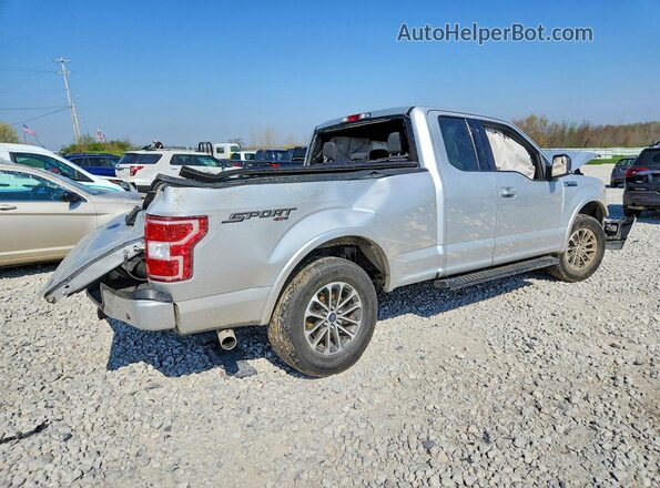 1FTEX1EP5JKE67837 2018 FORD F150 Silver უკანა მარჯვენა
