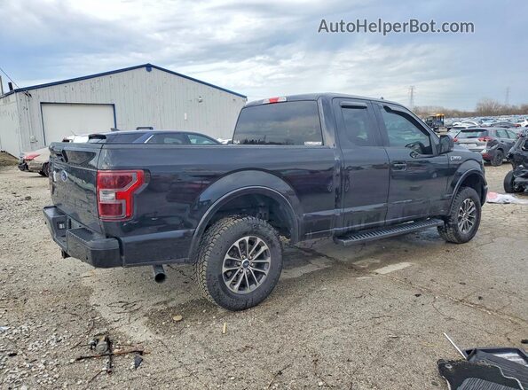 1FTEX1EP5KKD53340 2019 FORD F150 Black Հետևի աջ