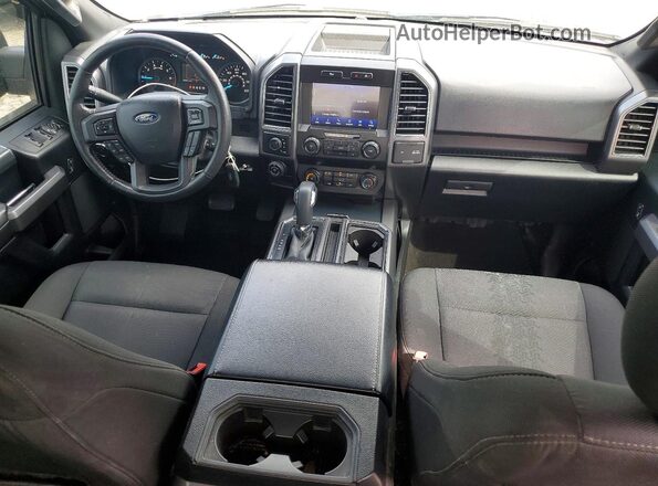 1FTEX1EP5KKD53340 2019 FORD F150 Black Առջևի վահանակի տեսք