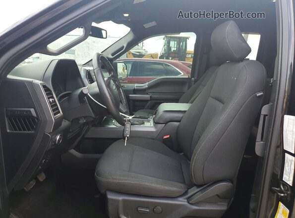 1FTEX1EP5KKD53340 2019 FORD F150 Black Սալոնի դիմացի տեսք