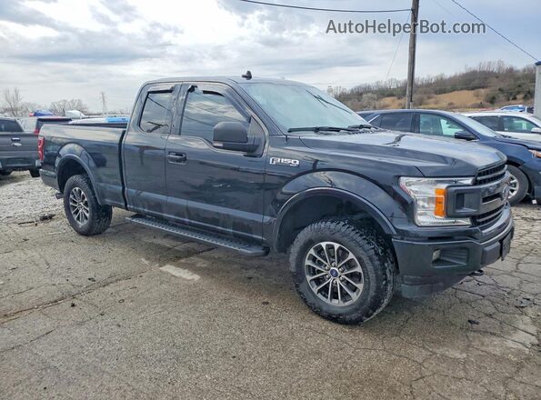 1FTEX1EP5KKD53340 2019 FORD F150 Black Առջևի աջ