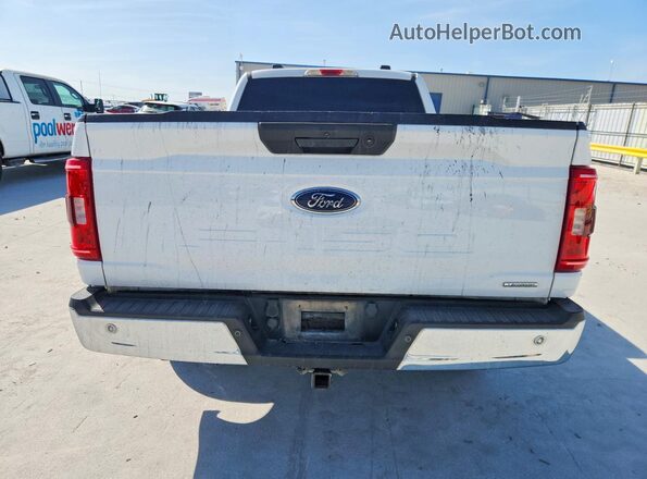 1FTEX1EP5MFA34628 2021 FORD F150 White Widok z tyłu