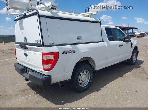 1FTEX1EP5MKE59113 2021 FORD F150 White Tył prawy