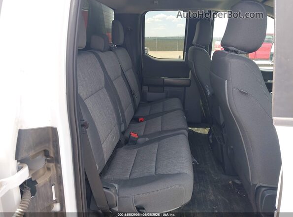 1FTEX1EP5MKE59113 2021 FORD F150 White Widok naklejki z numerem VIN