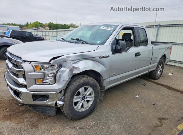 1FTEX1EP6HFA88249 2017 FORD F150 Серый Передняя левая четверть