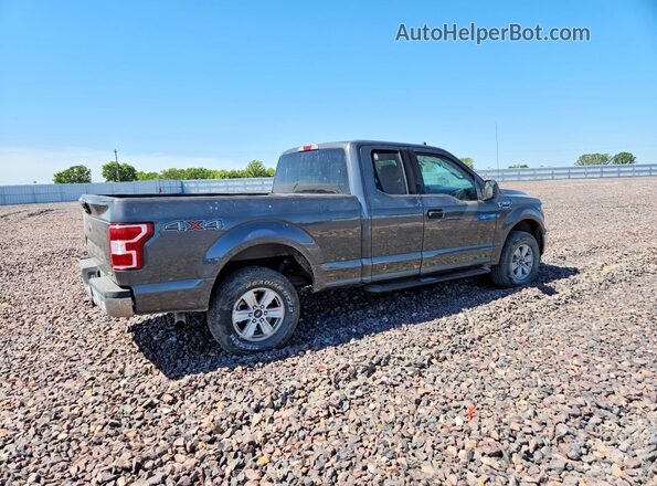 1FTEX1EP6KKD45375 2019 FORD F150 Серый Задняя правая четверть
