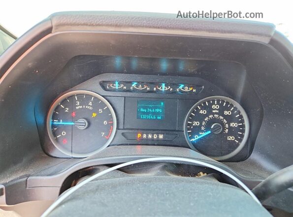 1FTEX1EP6KKD45375 2019 FORD F150 Серый Вид щитка приборов