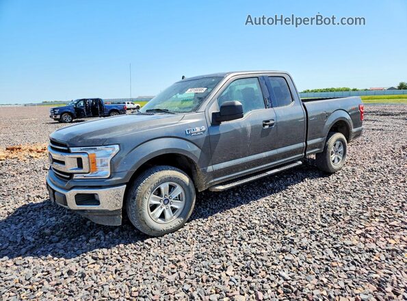 1FTEX1EP6KKD45375 2019 FORD F150 Серый Передняя левая четверть