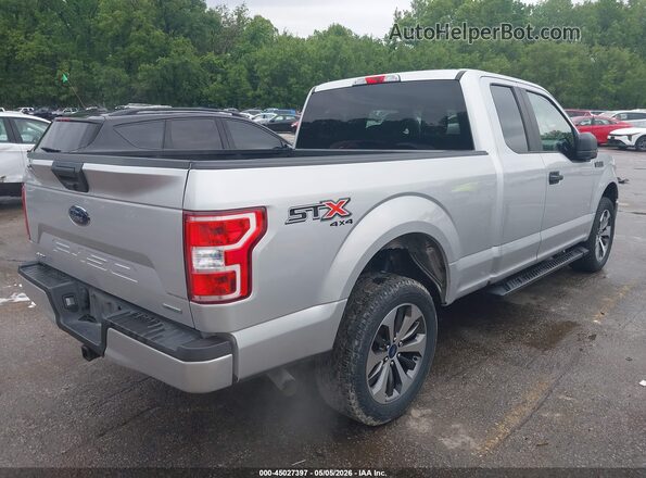 1FTEX1EP7KKE48224 2019 FORD F150 Серебряный Задняя правая четверть