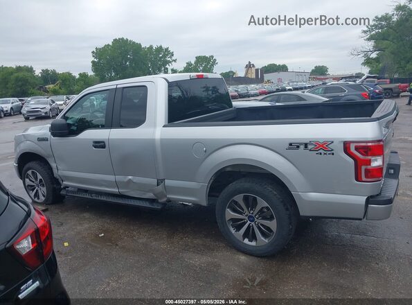 1FTEX1EP7KKE48224 2019 FORD F150 Серебряный Панорамный вид салона 360°
