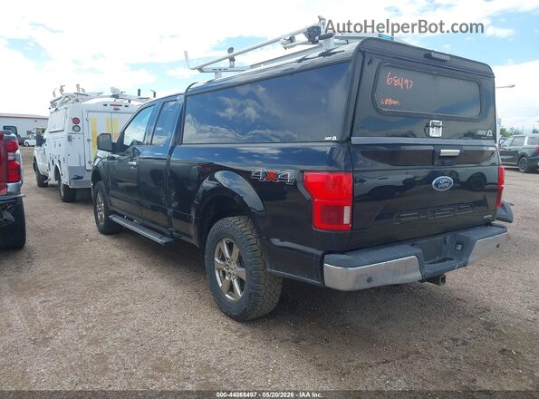 1FTEX1EP7LKE45390 2020 FORD F150 Black Tył lewy