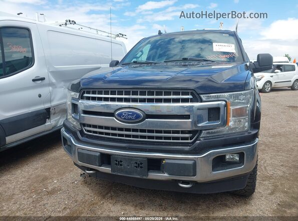 1FTEX1EP7LKE45390 2020 FORD F150 Black Widok zestawu wskaźników