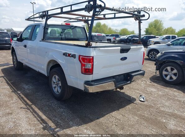 1FTEX1EP8JKD41889 2018 FORD F150 White Trasero izquierdo