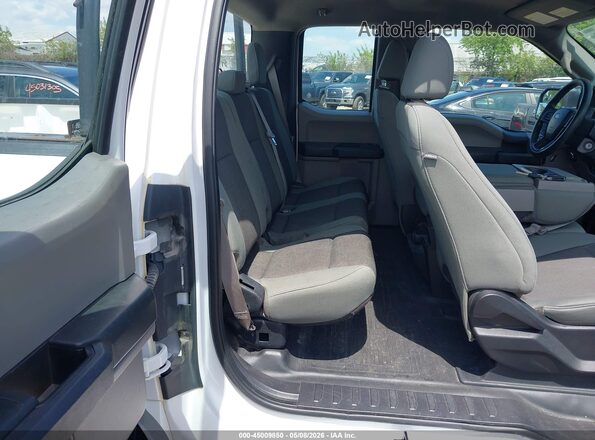 1FTEX1EP8JKD41889 2018 FORD F150 White Vista de la etiqueta del VIN