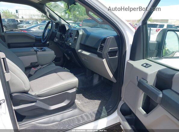 1FTEX1EP8JKD41889 2018 FORD F150 White Vista interior delantera