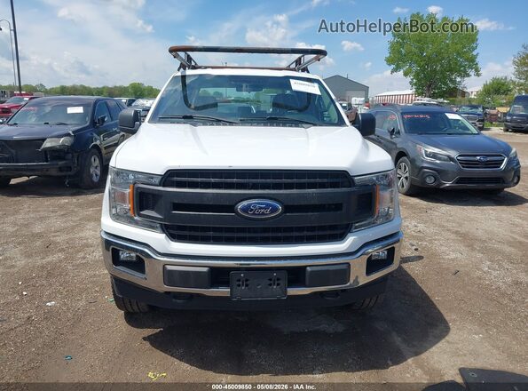 1FTEX1EP8JKD41889 2018 FORD F150 White Vista del cuadro de instrumentos