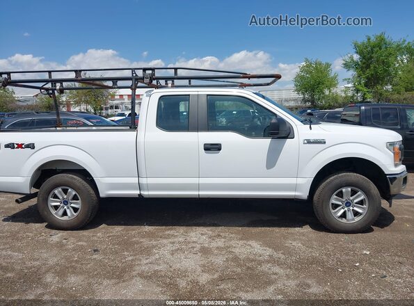 1FTEX1EP8JKD41889 2018 FORD F150 White Vista interior trasera